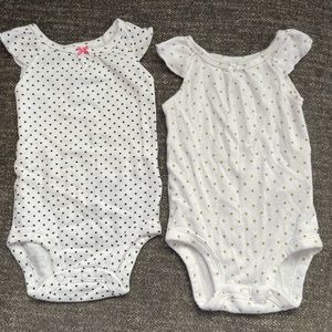 0-3 Month Cap Sleeve Onesie Bundle